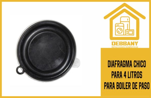 DIAFRAGMA CHICO PARA 4 LITROS PARA BOILER DE PASO