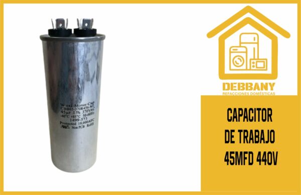 CAPACITOR DE TRABAJO 45MFD 440V