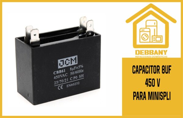 CAPACITOR MINISPLIT 7MFD 450V