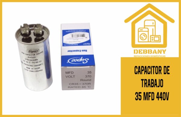 CAPACITOR DE TRABAJO 35 MFD 440V