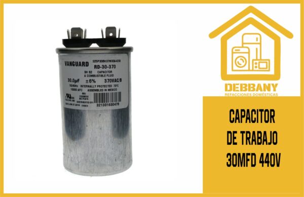 CAPACITOR DE TRABAJO 30MFD 440V