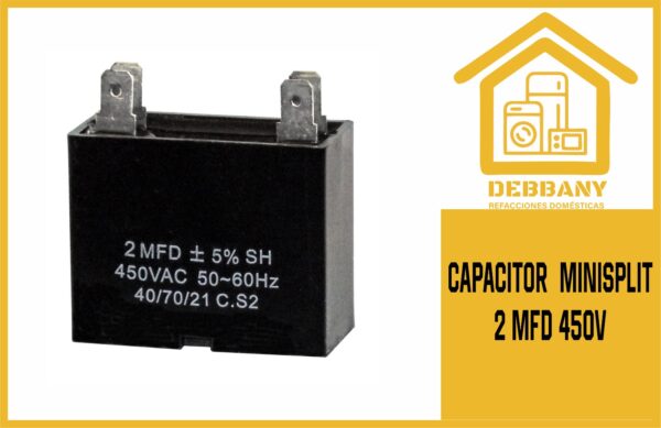 CAPACITOR  MINISPLIT  2 MFD 450V