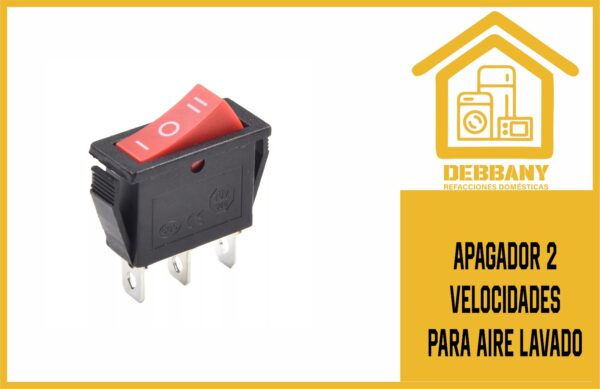 APAGADOR MOTOR 2 VEL PARA AIRE LAVADO