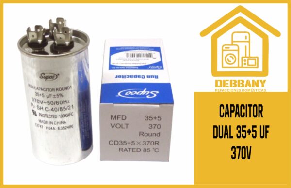 CAPACITOR DUAL 35-5 UF 440V