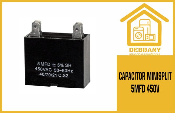 CAPACITOR MINISPLIT 5MFD 450V