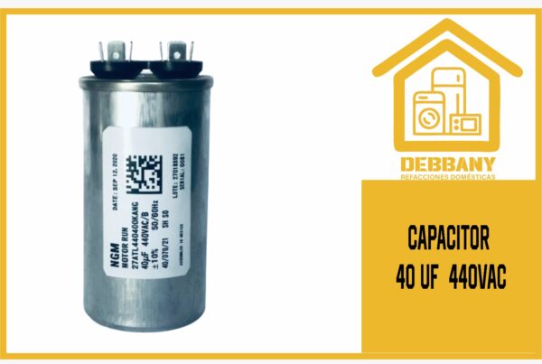 CAPACITOR DE TRABAJO 40MFD 440V