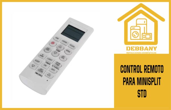 CONTROL REMOTO PARA MINISPLIT STD