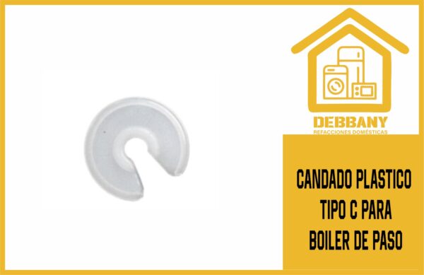 CANDADO PLASTICO TIPO C PARA BOILER DE PASO