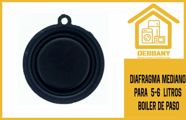 DIAFRAGMA MEDIANO PARA  5-6  LITROS  BOILER DE PASO