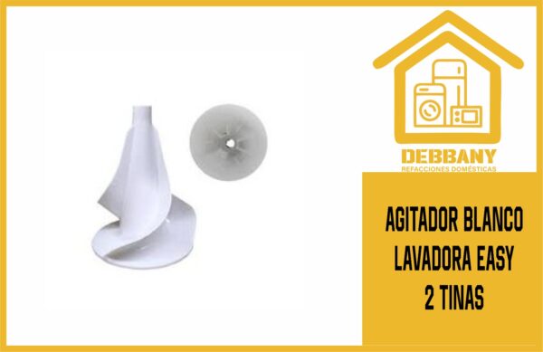 AGITADOR BLANCO LAVADORA EASY 2 TINAS