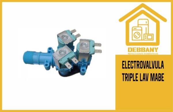 ELECTROVALVULA TRIPLE LAV MABE