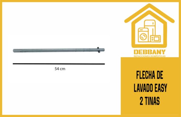 FLECHA DE LAVADO EASY 2 TINAS