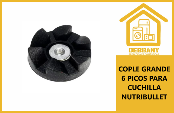 COPLE GRANDE  6 PICOS PARA CUCHILLA NUTRIBULLET