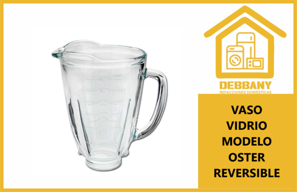 VASO VIDRIO REVERSIBLE