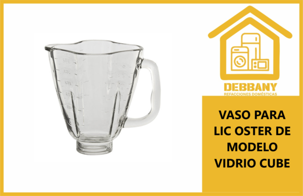 VASO DE VIDRIO CUBE