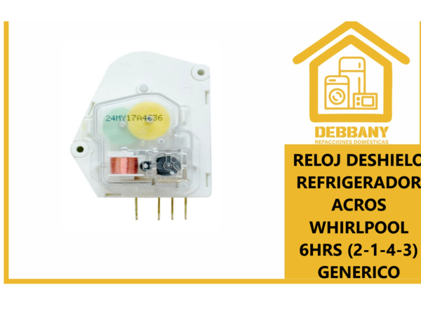 RELOJ DESHIELO 6 HRS GENERCO PARA REFRIGERADOR