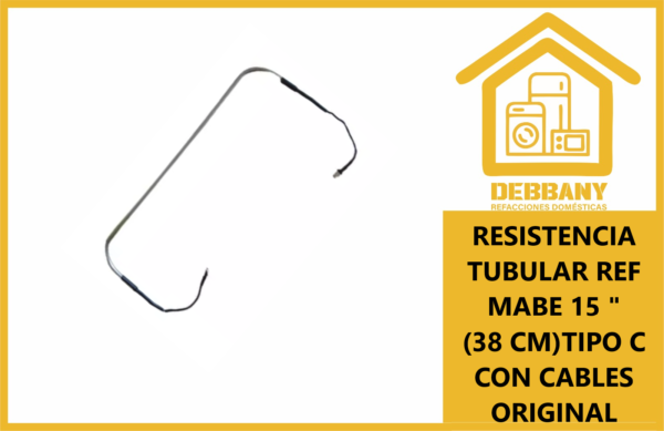 RESISTENCIA TUBULAR 38 CM ORIGINAL PARA REF MABE