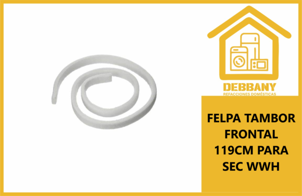 FELPA TAMBOR FRONTAL 119CM PARA SEC WWH