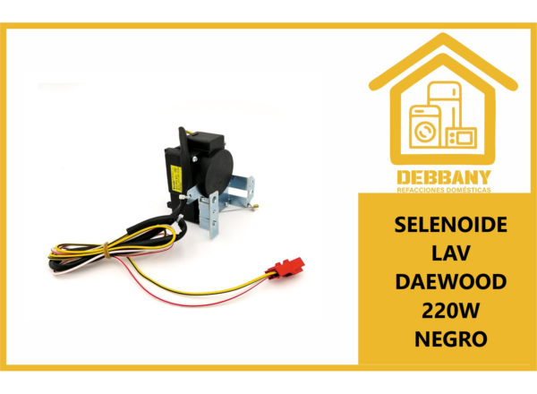 SELENOIDE LAV DAEWOOD 220W NEGRO