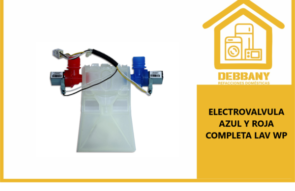 ELECTROVALVULA AZUL Y ROJA  COMPLETA LAV WP