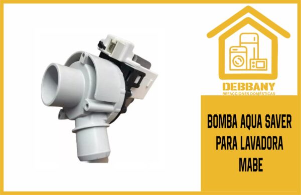 BOMBA AQUA SAVER PARA LAVADORA MABE