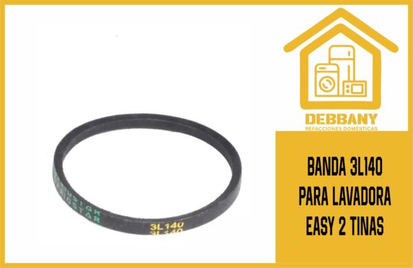 BANDA 3L140 PARA LAVADORA EASY 2 TINAS