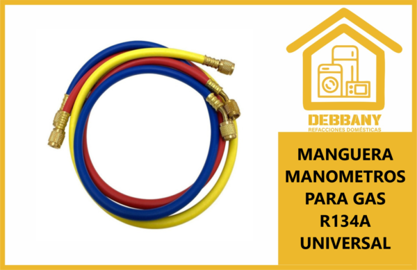 KIT DE MANGUERA MANOMETROS PARA GAS R134A