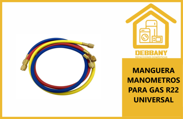 KIT MANGUERA MANOMETRO S PARA GAS R22