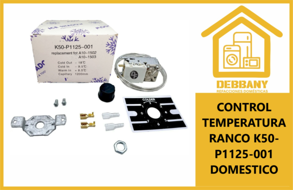 CONTROL RANCO PARA REFRIGERADOR DOMESTICO 1 PUERTA