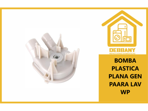 BOMBA PLASTICA PLANA GEN PAARA LAV WP