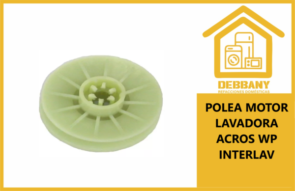 POLEA MOTOR LAVADORA ACROS WP INTERLAV